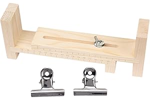 leryveo Madera Hacer Pulseras, Soporte Pulsera Ajustable, Plantilla Paracord con 1 Pulsera Plantilla y 2 Clips, Kit Pulseras Paracord DIY