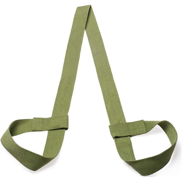 Sangle Yoga 2 En 1 - Bande Élastique Musculation Et Sangle De Transport Tapis Yoga Réglable