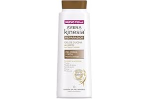Avena Kinesia Gel de Baño Reparador Formulado sin Jabón con Avena 100% Natural, 750ml, El embalaje puede variar