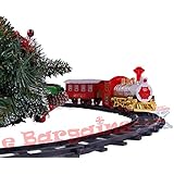 Tren de lujo del árbol de navidad con un sonido realista