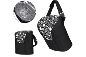 DZOZO Insulated Bottle Carrier for Baby - Portable Breastmilk Cooler and Storage Bag With Thermal Protection