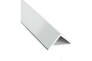 nielsen Aluminium L-Shaped Angle Profile - Matt Anodized, 2000x20x20 mm, 1.5mm Thick, 2m Length – Corner Trim, Edge Protection, Decorative Finishing