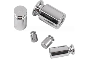 Rieoany Calibration Weights, Small Weights Set, 1g 2g 5g 10g 20g Gram Set, M1 Class, Steel for Digital Balance Scales, Jewellery Scale, Lab