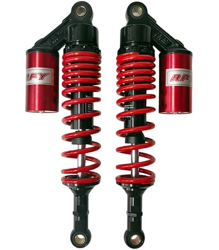 Ammortizzatore Universale Ad Aria Per Moto E ATV – 350mm (13,8 Pollici) Occhio A Occhio – Molla 12mm – Per 50cc A 300cc