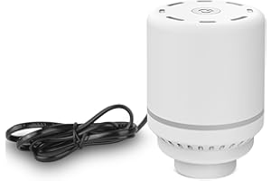 VACBIRD Pompa di aria elettrica del sacchetto del vuoto, pompa di vuoto portatile per il sacchetto di immagazzinaggio del vuoto, Pompa per vuoto ad alta efficienza da 30W, Pompa per vuoto dell'aria con