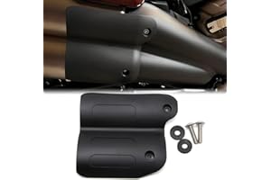 ‎DREAMSEEK Dreamseek Auspuff Hitzeschutz Kompatibel mit Harley Davidson Sportster S 1250 2021 2022 2023 Motorrad Auspuffrohr, Hitzeschild Sozius Beinschutz Link Protektor gebogene Abdeckung