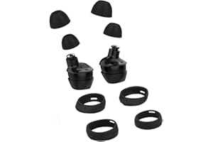 kwmobile 4x Auricolari di ricambio compatibile con Samsung Galaxy Buds/Buds Plus - Gommini sostitutivi per cuffie In-Ear in Silicone TPU