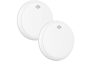 Aroha Safety Pro Rilevatore Di Fumo E Monossido Di Carbonio Sleep Line - Batteria Da 10 Anni - Allarme Antincendio & Rilevatore CO - 2 pezzi