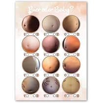 Pandawal Giochi Per Baby Shower: Indovina Mamma O Papà E Nomi Per Bambini, 20 Carte Formato Cartolina, Produzione Tedesca