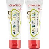 Jack N Jill Doğal Sertifikalı &Ccedil;ilek Aromalı Diş Macunu 50 Gr X 2 Adet