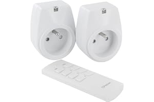 CHACON Set de 2 Prises on/Off + télécommande