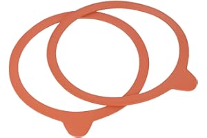 Weck Axentia Lot de 10 rondelles Rouges de Remplacement pour couvercles de bocaux mécaniques de 100 mm – Joints hermétiques