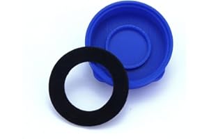 ME&SG Drain Valve Blanking End Cap Compatible with Bestway Coleman Pools – Heavy Duty Replacement with Matching Seals, Durable Pool Accessories for Easy Installation and Leak Protection – 1 Piece Set