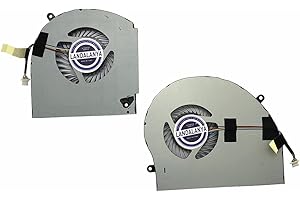 Landalanya Replacement New CPU and GPU Cooling Fan for Dell Alienware 17 R4 R5 Series MG75090V1-C060-S9A MG75090V1-C070-S9A P31E ALW17C 0K2PKV 04RFW1 DC5V 0.4A Fan