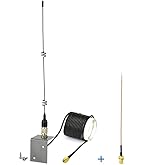 TK STAR Universele 868 MHz 868,3 MHz staafaanne, wand-/buitenantenne, 5 m kabel, geschikt voor Hörmann Berner garagedeur, garage, aandrijving, ontvanger