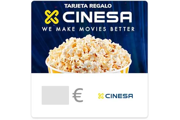 Cinesa Tarjetas Regalo - válida en España - por correo electrónico