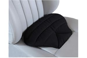 Big Ant Cuscino a cuneo per auto, universale, per tutti i veicoli, sedia da ufficio e sedia a rotelle (nero)