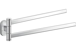 Gedy 53231300200 wieszak na ręczniki, 2 drążki, obrotowy g-febo