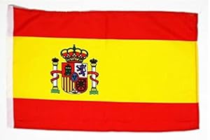 AZ FLAG Spain Flag 18'' x 12'' hole - Spanish SMALL flags 30 x 45cm - Banner 18x12 in