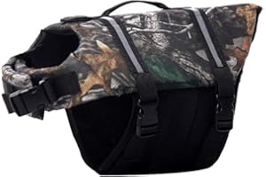 MISSMAO Dogs Swimming Lifejackets Reflective Saver Preserver Floatation Vest Coat With Adjustable Belt Colour 5 M