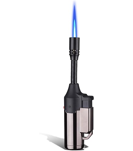 Culinary Butane Torch Lighter, Windproof High Temperature Spitfire Household Kitchen Torch Lighter Refillable Outdoor Impact Lighter Inflatable Adjustable Flame and Refillbale for Outdoor BBQ (Black Culinary Butane Torch Lighter, Windproof High Temperature Spitfire Household Kitchen Torch Lighter Refillable Outdoor Impact Lighter Inflatable Adjustable Flame and Refillbale for Outdoor BBQ (Black