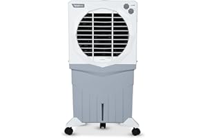 Symphony Jumbo 75 XL+ Desert Air Cooler for Home with Honeycomb Pads, Powerful Fan, and Cool Flow Dispenser (75L, White)