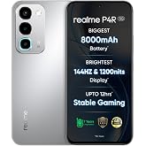 realme P4R 5G Smartphone, Silver Glare, 4GB RAM, 128GB