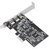 KKmoon PCI-E Expansion Card 3 Ports 1394a 1394b Firewire PCI-Express Controller Card (2 * 6 Pin + 1 * 4 Pin) for Desktop PC
