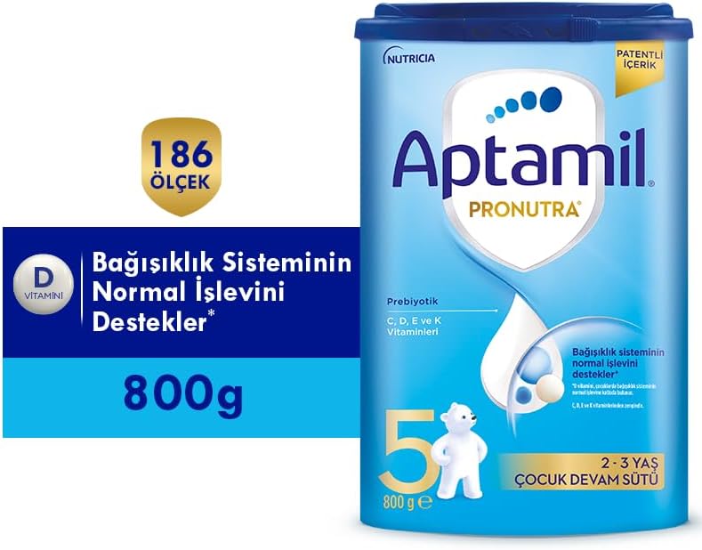 Aptamil 5 Prebiyotikli Çocuk Devam Sütü 800 Gr