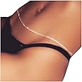 Women Sexy Rhinestone Beach Belly Waist Chain Sparking Low Waist Jewelry