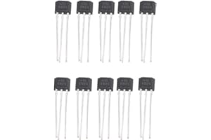 FOXCUP Rtengtunn 10 Stück 49E Hall-Element OH49E Spannungsregler Hall-Effekt-Sensor Linearschalter