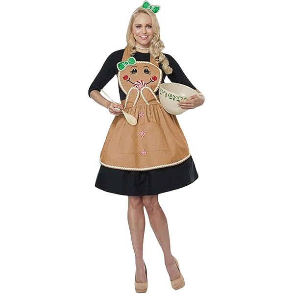 Costume Pain D'épice Une Pièce Avec Capuche - Pour Adultes (homme/femme), Déguisement Noël Ou Fête