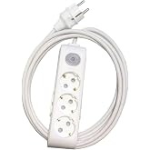 inwatt 3'l&uuml; Anahtarlı Grup Priz Topraklı &Ccedil;ocuk Korumalı 7 Metre
