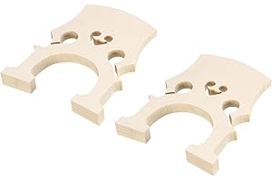 sourcing map Ponte per violoncello 3/4 in legno d'acero per violoncello 3/4 di ricambio, confezione da 2