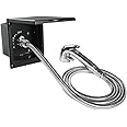 Marvix Externe Douchepunt Wateruitlaatstopcontact Wit & Trigger Douchekopset Voor Motorhome, Caravan, Camper, Paardenbox