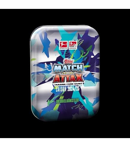 Bundle Mit Topps Match Attax Bundesliga - 2023/24-1 Leere Sammelmappe + 5 Booster + Exklusive Collect-it Hüllen