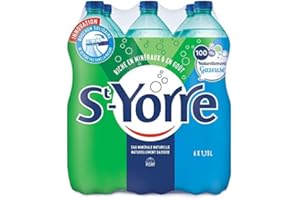 BOISSONS ST YORRE - Eau Minerale Naturelle Naturellement Gazeuse 6X1.15L - L'unité - Offre Special