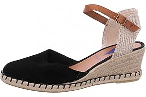 VERBENAS Espadrillas con Zeppa Malena Serraje Negro