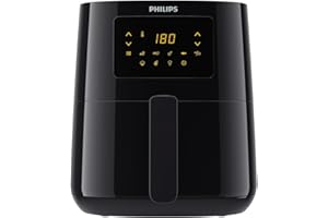 VERSUNI Philips Airfryer 3000 Serie L, 4.1 L (0.8 Kg), Friggitrice 13-in-1, 90% di Grassi in meno con la Tecnologia Rapid Air, Digitale, App per Ricette (HD9252/90)