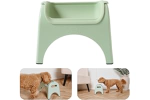 EASYEAT The Premium Dog Feeding Station Perfect for Small to Medium Sized Pets Raised Dog Bowl with a Beautiful, Non-Slip Design –Elevated bowl Improves Digestion, User friendly (Sage Green)