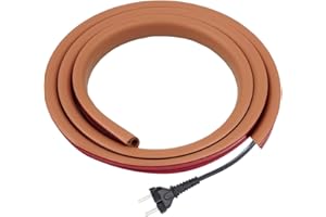 FARYODI Canaleta flexible para cables, 2 m, fácil montaje, color marrón claro para casa, oficina, almacén, concierto, todos los cables de alimentación en el hogar