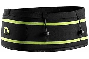 Lurbel Loop Evo lll, cinturón portadorsales, cinturón de trail, cinturón portabastones, Ajuste óptimo. Unisex, Talla L, Pistacho