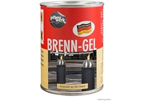 Pflanzwerk® Pflanzkübel Feuerkugel Premium BRENNGEL *Bio-Ethanol* *Rußfrei* *Rauchfrei* *Deutsche Qualitätsware*VE12