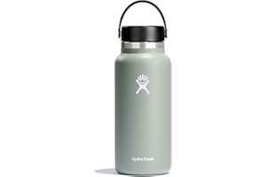 Hydro Flask Borraccia da 946ml, in acciaio inossidabile con isolamento sottovuoto, Tappo laccetto, Agave, 946ml (32oz), laccetto