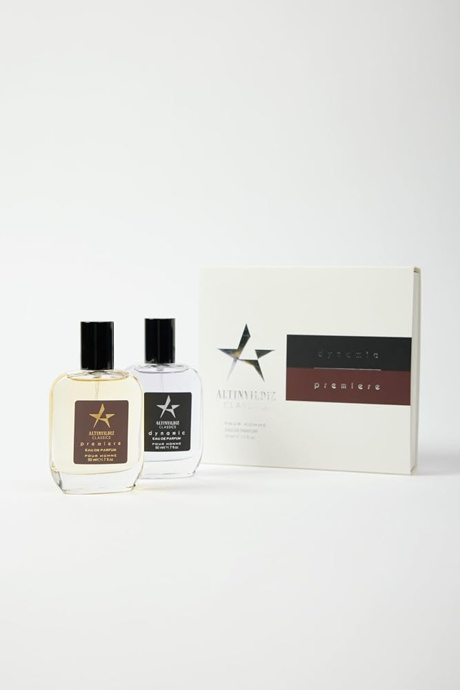 ALTINYILDIZ CLASSICS Erkek 2'li Özel Hediye Kutulu EDP Parfüm Set AC Dynamıc (50 ML)-AC Premiere (50 ML), Tek Ebat