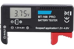 TBEST Tester baterii do wszystkich akumulatorów, tester baterii do Aaa, Aa, akcesoria do części elektronarzędzi, Bt 168Pro, cyfrowy tester baterii LCD, 1,2 V, 4,8 V, tester baterii do Kle