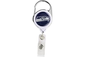 WinCraft NFL Seattle Seahawks ausziehbarer Premium-Ausweishalter, Team-Farbe, Einheitsgröße