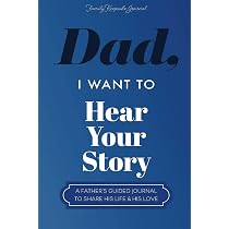 I Want To Hear Your Story Guided Journal - Leather Wrapped Hardback For Mom Or Dad