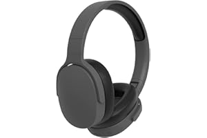 Fiauli Over Ear Headphones Wireless Bluetooth,HiFi Foldable Intelligent Noise Cancelling Adjustable Wireless Headset,Bluetooth 5.1 Stereo Clear Call Quality,iOS & Android for Sports Gaming Black