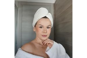 OFFTOPIC® Turbant Hår Handduk i 100% Silk Anti Frizz | Torkar inte och skadar håret